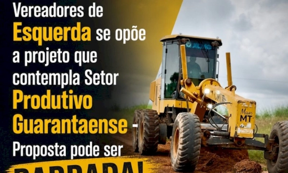 Vereadores de Esquerda se opõe a Programa que beneficia Setor Produtivo Guarantaense