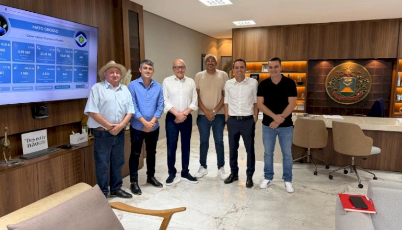 Governador reeleito recebe Prefeito e Vereadores Matupaenses