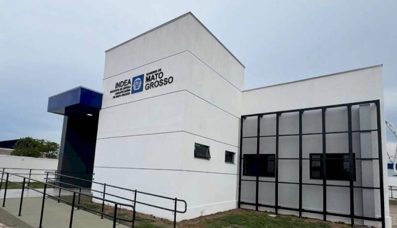 Obra do prédio próprio do Indea-MT em Matupá na fase conclusiva