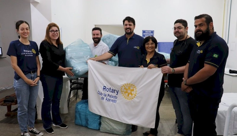 Hospital Regional recebe rouparias doadas pelos Amigos do Rotary