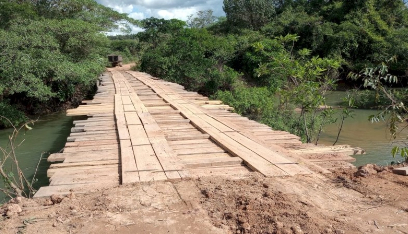 Ponte do Rio Peixotinho II na Gleba Padovani é revitalizada