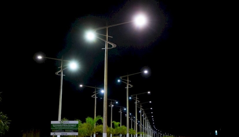 1ª Etapa da Iluminação Urbanística da Av. Hermínio Ometto foi concluída
