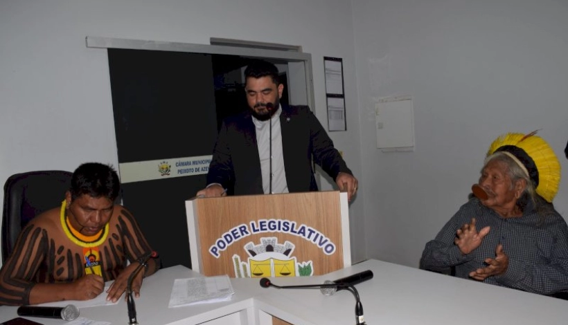 Caciques e Lideranças Indígenas participam de audiência pública em Peixoto