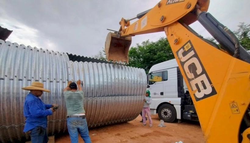 Peixoto implantará Tubos de Aço Corrugado em estradas rurais