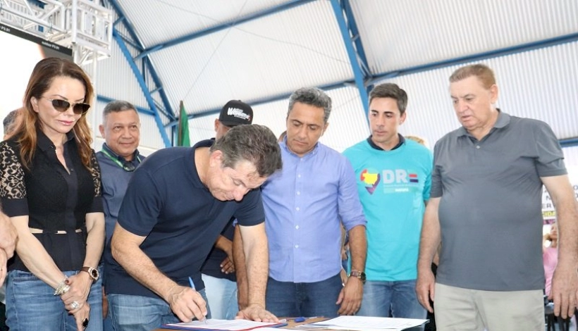 Governador anuncia R$ 45 milhões para obras em Peixoto de Azevedo