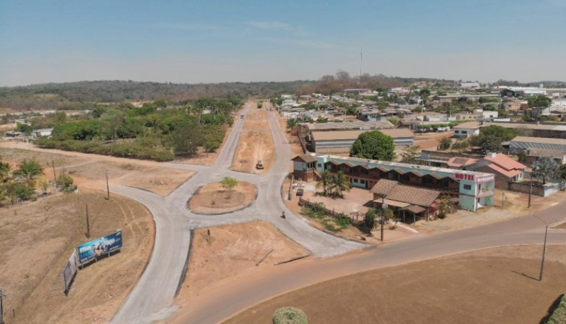 Avenida Rio Grande do Sul está com novo visual em Terra Nova do Norte