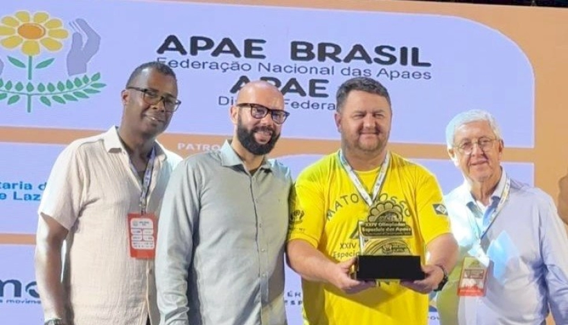 Professor Evandro tem trabalho reconhecido na 24ª Olimpíadas das APAEs