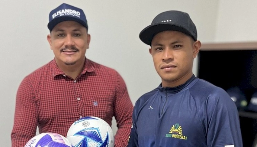 Aldeias recebem materiais esportivos