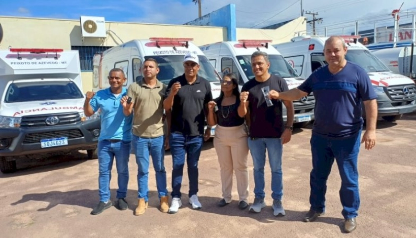 Prefeitura de Peixoto adquire 04 novas ambulâncias 0 km